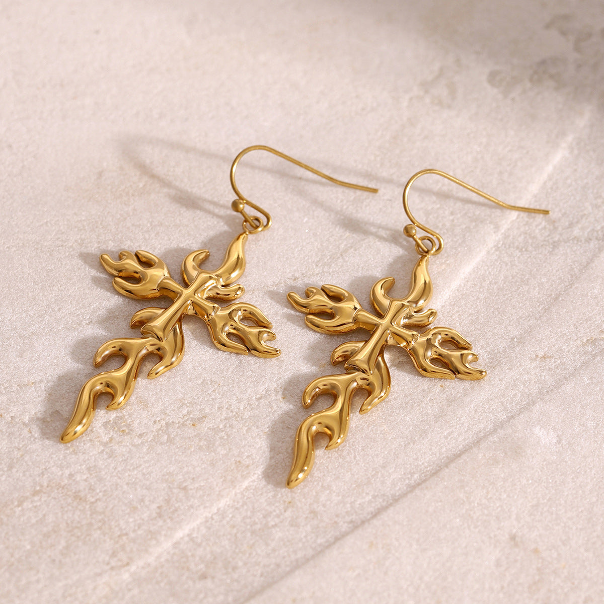 Lysera – Cross Dangle Earrings