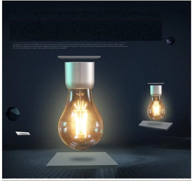 Magnetically Levitating Light Bulb