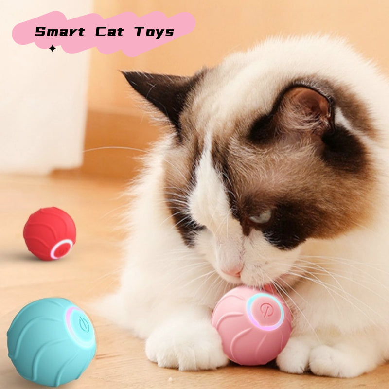 Smart Rolling Ball Interactive Cat Toy