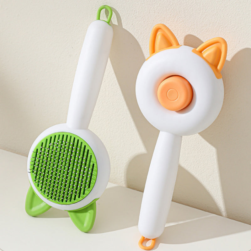 Self-Cleaning Pet Slicker Brush