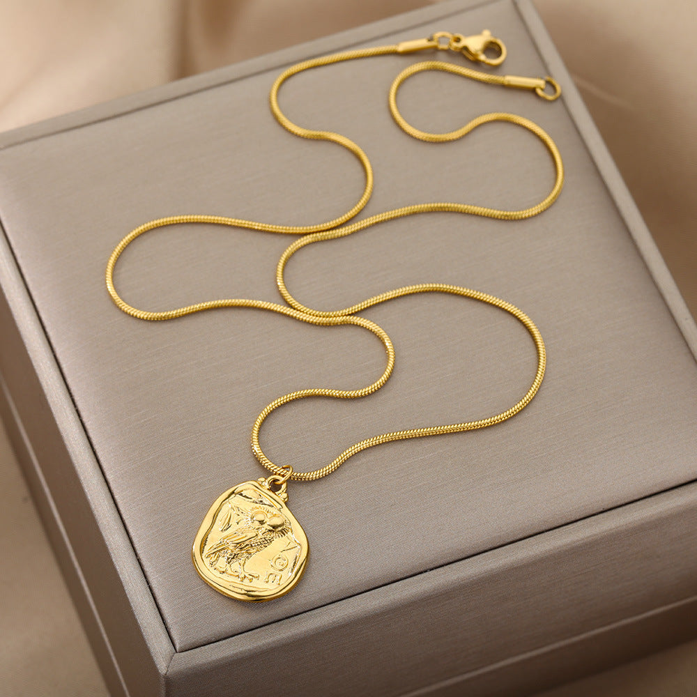 Solvia –Owl Charm Necklace