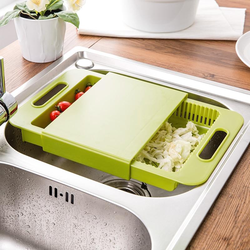 3-in-1 Foldable Cutting Board Tub