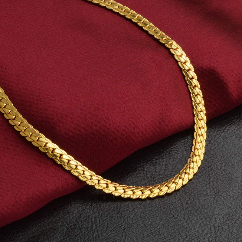 Aurelion – Full Side Chain Necklace