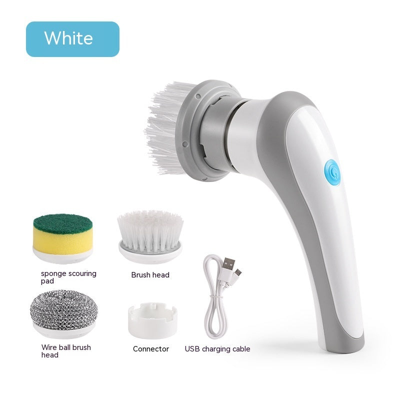 Electric Cleaning Brush 4-in-1 Spinning Scrubber