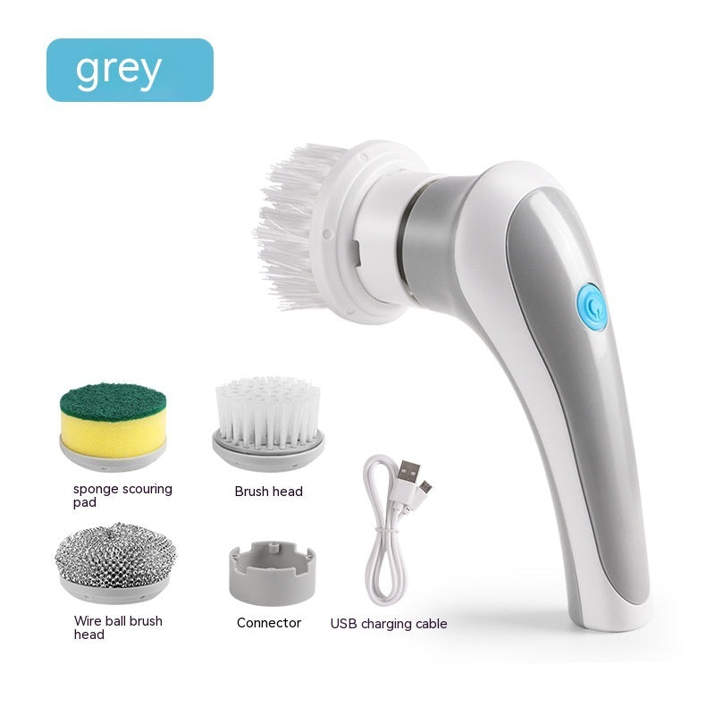 Electric Cleaning Brush 4-in-1 Spinning Scrubber