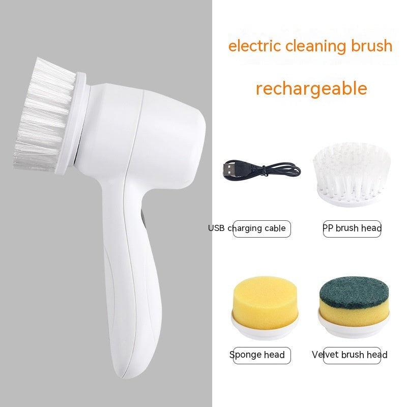 Electric Cleaning Brush 4-in-1 Spinning Scrubber