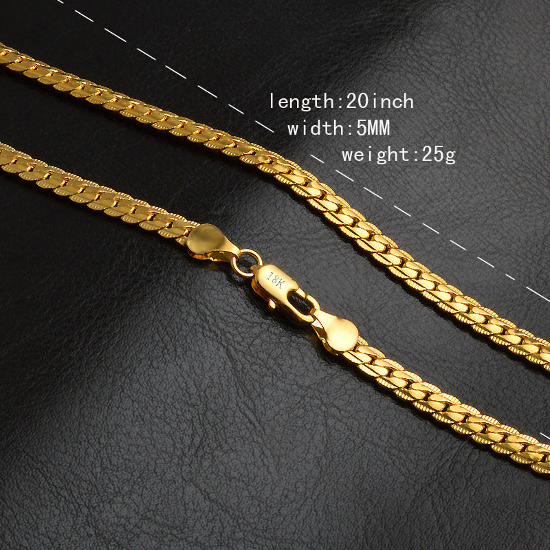 Aurelion – Full Side Chain Necklace