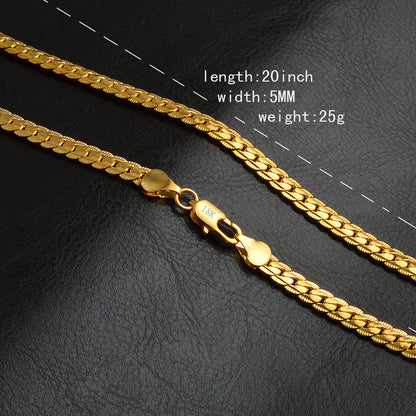 Aurelion – Full Side Chain Necklace