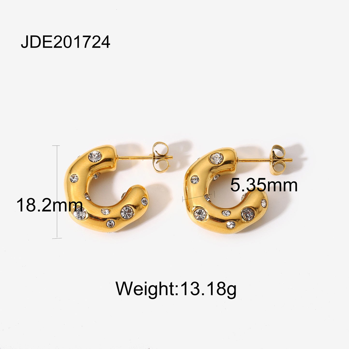 Revaya – Gold Plated Earrings