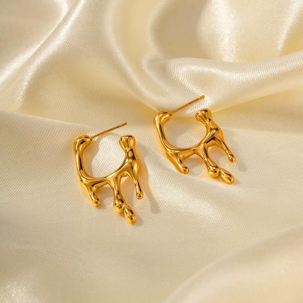 Selene – Liquid Drop Earrings