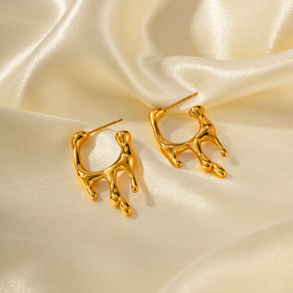 Selene – Liquid Drop Earrings
