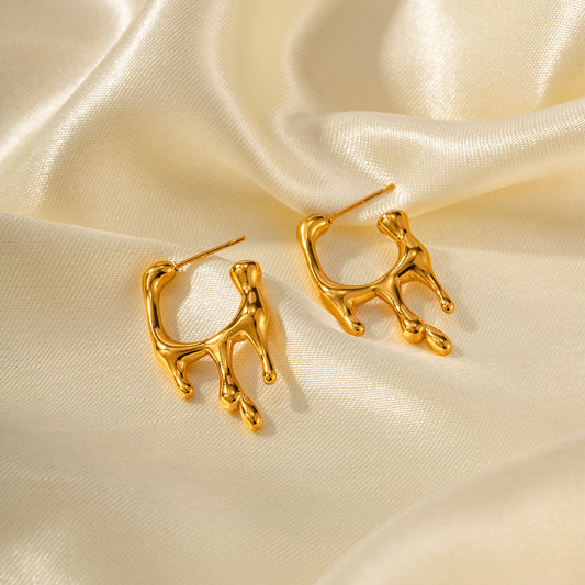 Selene – Liquid Drop Earrings