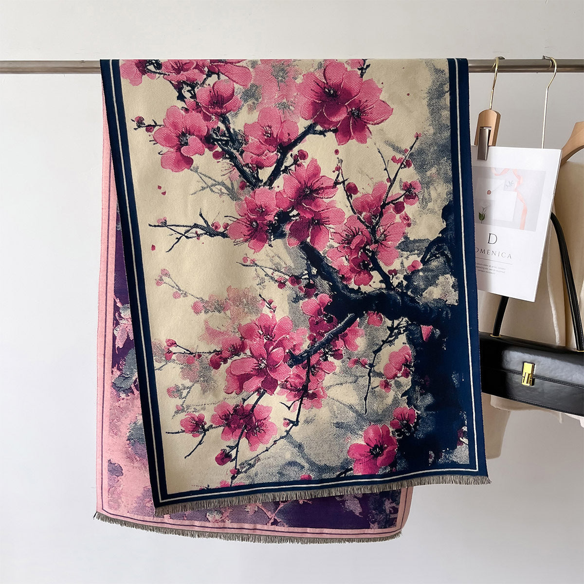 Florella – Double-Sided Floral Winter Scarf for Women