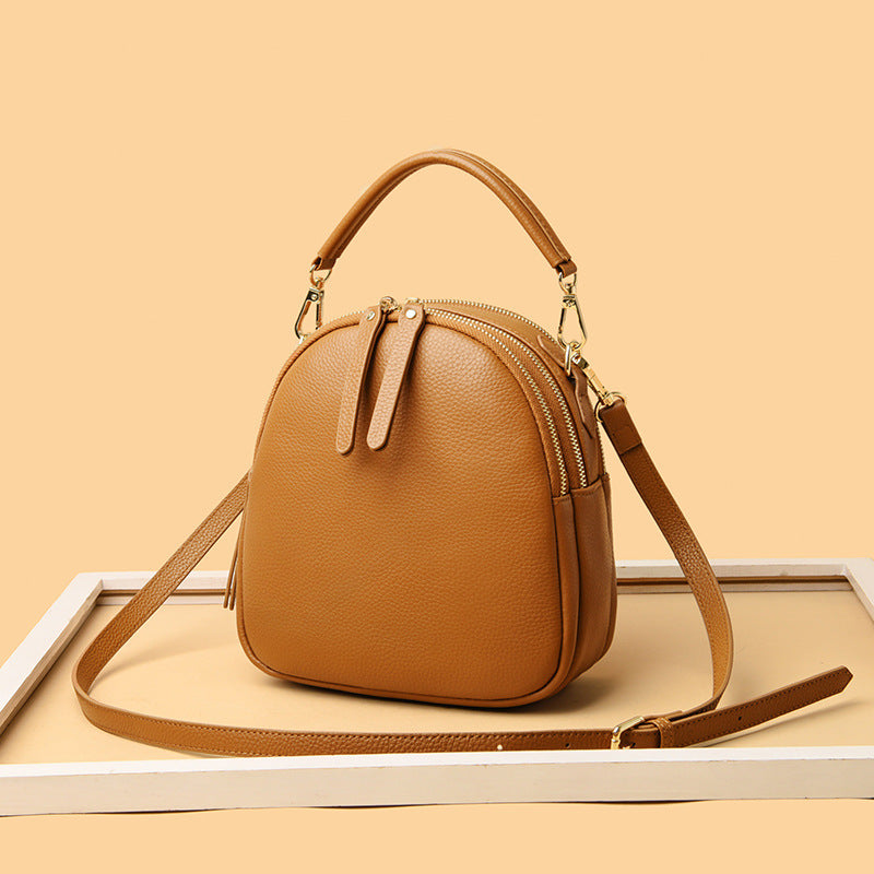 Lyriana – Genuine Leather Crossbody Bag for Everyday Luxury