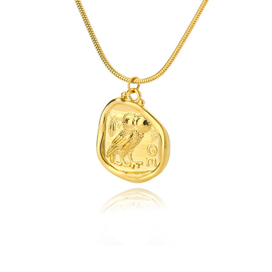 Solvia –Owl Charm Necklace