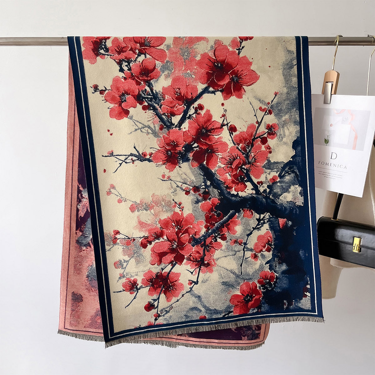 Florella – Double-Sided Floral Winter Scarf for Women