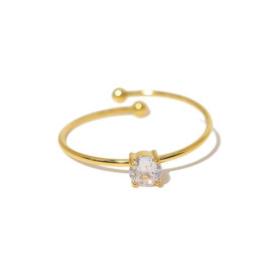 Syra – Micro-Inlaid Crystals Ring