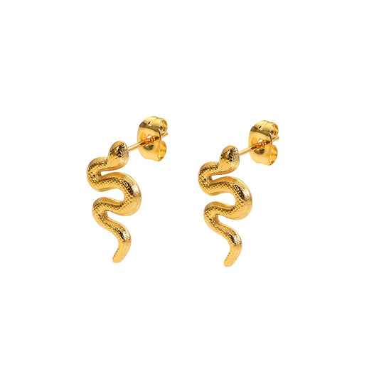 Serphina – Snake Stud Earrings