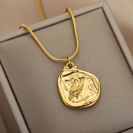 Solvia –Owl Charm Necklace