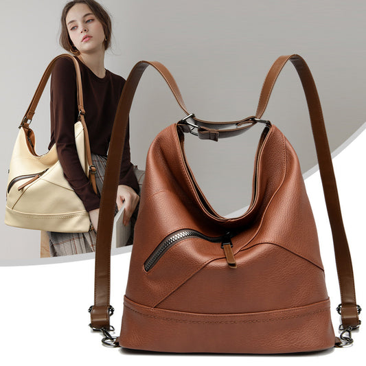 Lynna – Genuine Leather Crossbody Tote for Women