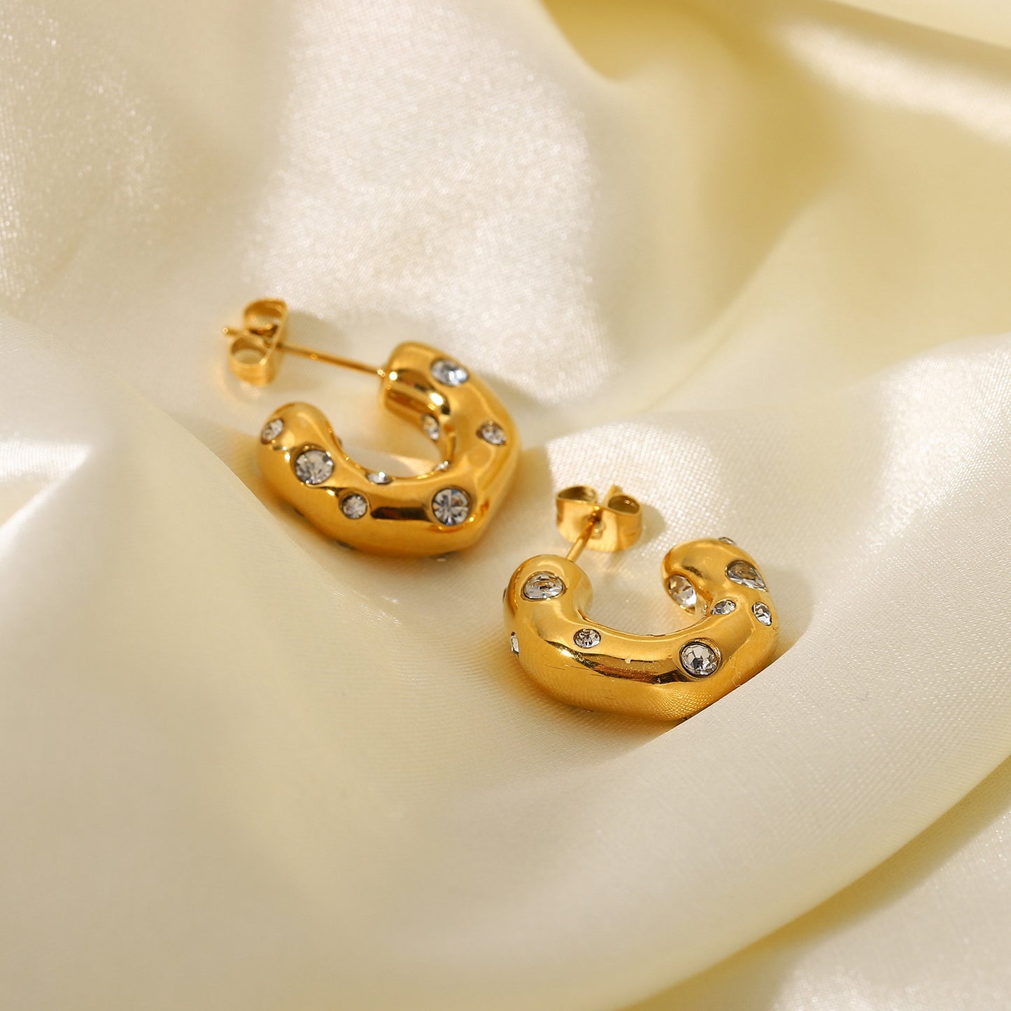 Revaya – Gold Plated Earrings