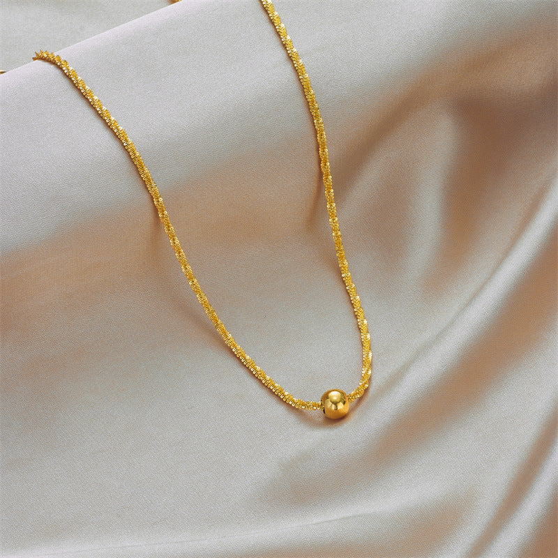 Lyra – Minimalist Wave Chain Necklace