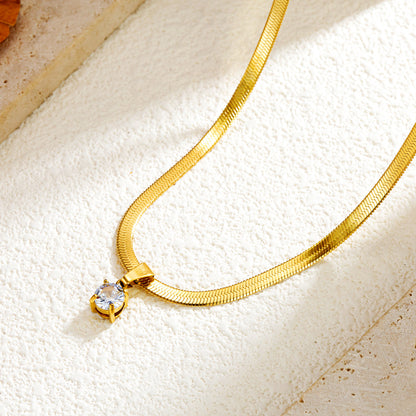 Zayra – Zircon Pendant Necklace