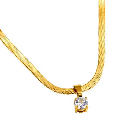 Zayra – Zircon Pendant Necklace
