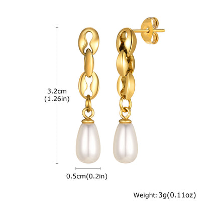 Azria – Edgy  Chain Earrings
