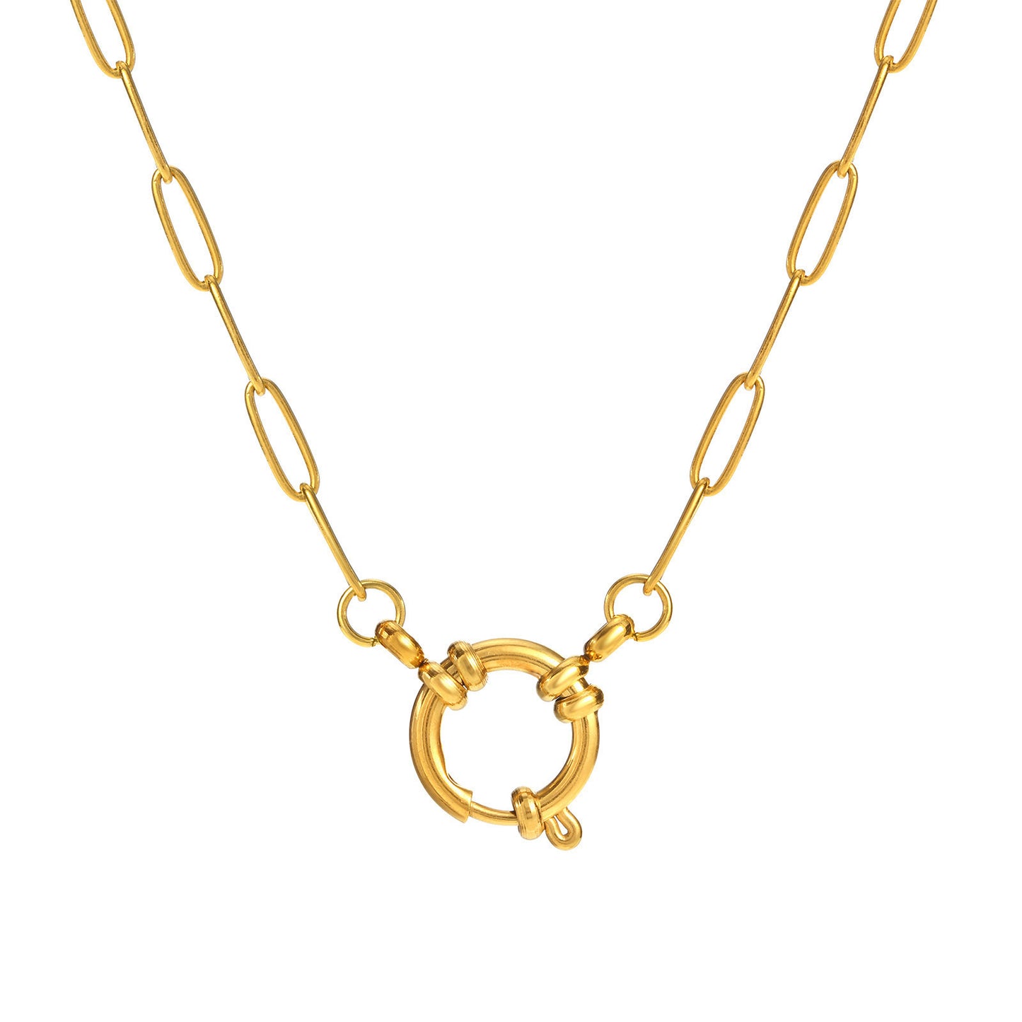 Aureva – Spring Clasp Necklace