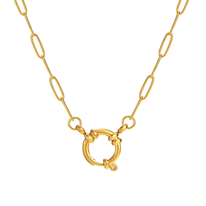 Aureva – Spring Clasp Necklace