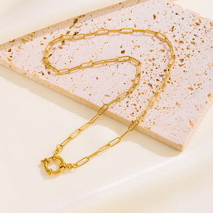Aureva – Spring Clasp Necklace