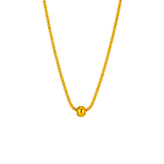 Lyra – Minimalist Wave Chain Necklace