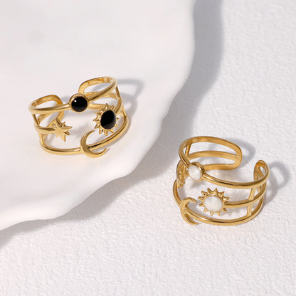 Aurenza – Sun Moon & Stars Ring