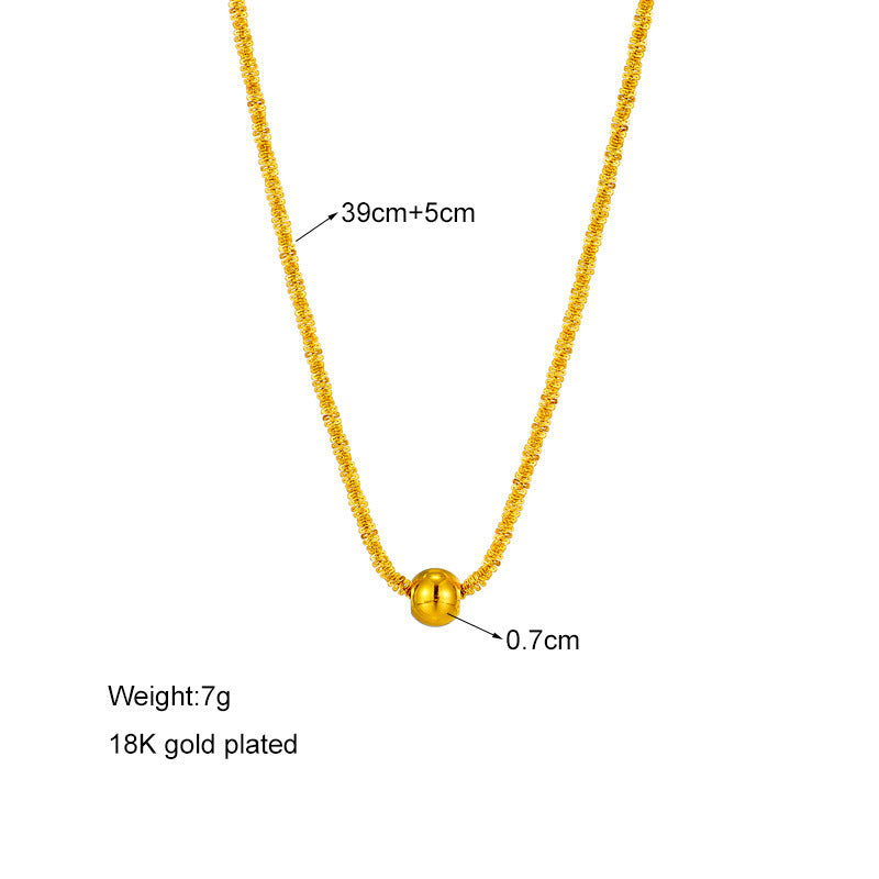 Lyra – Minimalist Wave Chain Necklace