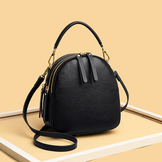 Lyriana – Genuine Leather Crossbody Bag for Everyday Luxury