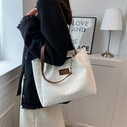 Rhombus Pattern Totes – Chain Shoulder Bag for Women