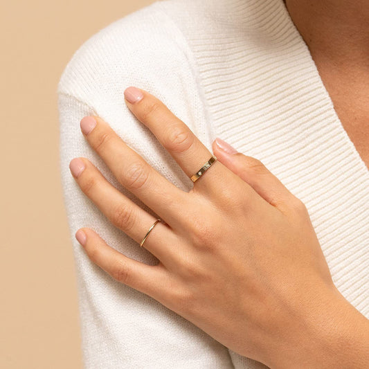 Lunara – Dainty Star Adjustable Ring