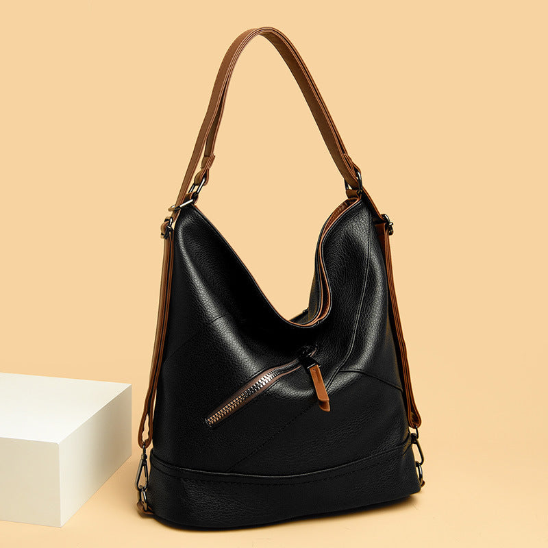 Lynna – Genuine Leather Crossbody Tote for Women
