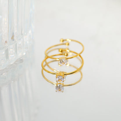 Syra – Micro-Inlaid Crystals Ring
