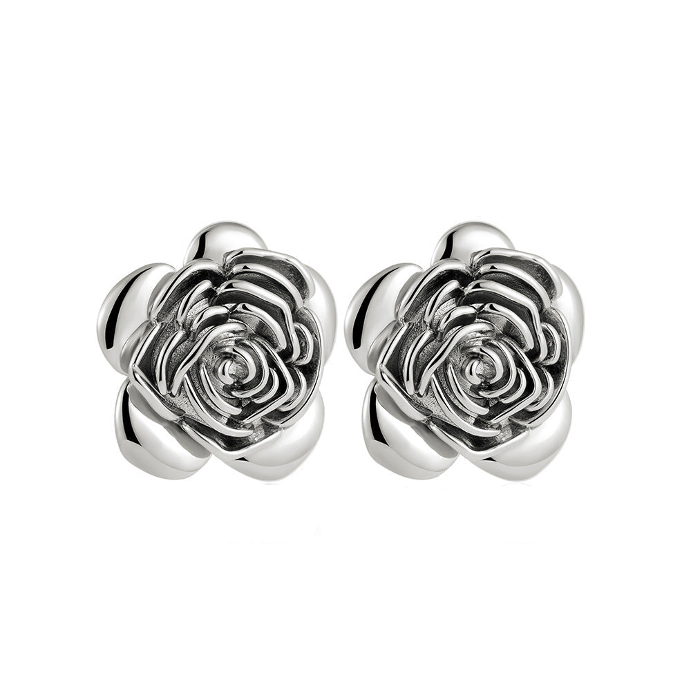 Eloria – Rose Stud Earrings